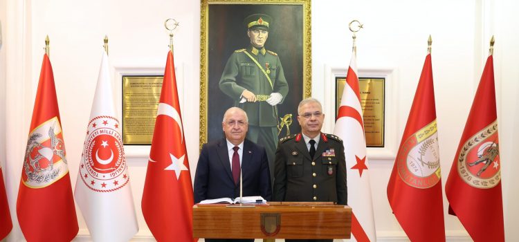 Türkiye Milli Savunma Bakanı Güler, Kıbrıs Türk Barış Kuvvetleri Komutanlığı’nda denetlemede bulundu
