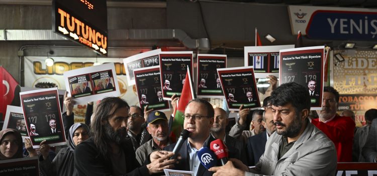 Almanya Cumhurbaşkanı Steinmeier, ülkesinin İsrail'e desteği nedeniyle Ankara'da protesto edildi