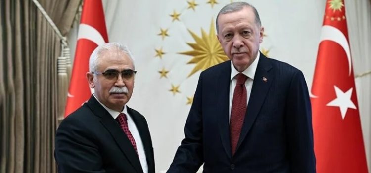 Erdoğan, TC Anayasa Mahkemesi Başkanı Özkaya'yı kabul etti