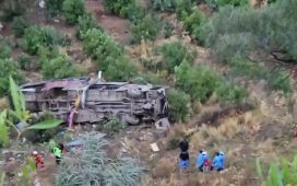 Peru'da otobüsün uçuruma yuvarlanması sonucu 23 kişi öldü