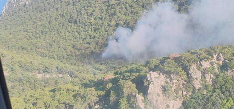 Antalya'da orman yangını: yangın kontrol altına alınmaya çalışılıyor