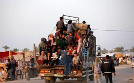 BM: İsrail'in saldırılarını yoğunlaştırmasıyla yaklaşık 110 bin Filistinli Refah'tan ayrıldı