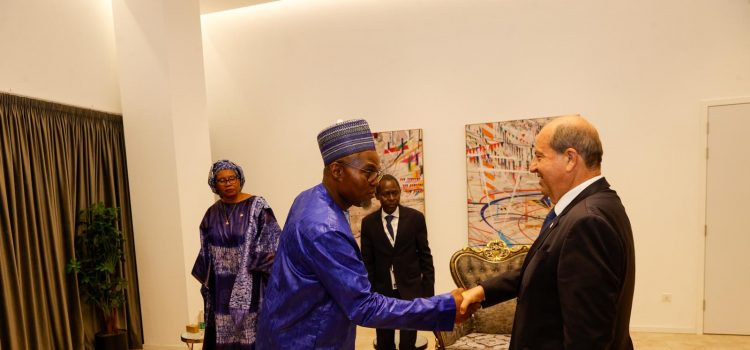 Cumhurbaşkanı Tatar, Gambiya’yada… Tatar, ilk resmi görüşmesini Gambiya Cumhurbaşkanı Yardımcısı Jallow ile yaptı
