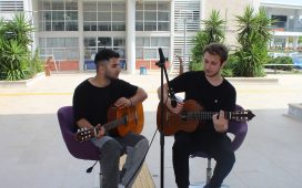 DAÜ’de “Kıbrıs Türk Basınında 19 Mayıs Coşkusu” konulu sergi ve müzik dinletisi yer aldı