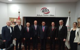 Maliye Bakanı Berova Ankara Ticaret Odası’nı ziyaret etti