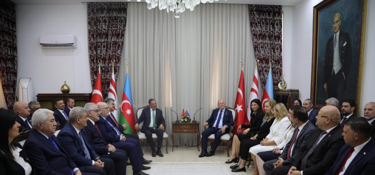 Meclis Başkanı Töre, Türkiye - Azerbaycan, Türkiye - KKTC ve Azerbaycan - KKTC Parlamentolar Arası Dostluk Grupları heyetini kabul etti