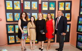 Sibel Tatar, TED Kuzey Kıbrıs Koleji’nin Yıl Sonu Resim Sergisi’nin açılışını yaptı