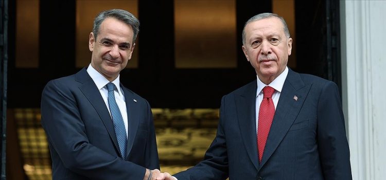 TC Cumhurbaşkanı Erdoğan ile Yunanistan Başbakanı Miçotakis bir yıl içerisinde 4'üncü kez buluşacak
