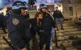 Trump, polisin Columbia Üniversitesindeki Filistin'e destek gösterilerine müdahalesinden övgüyle söz etti