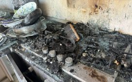 Lefkoşa'da ocakta unutulan tencere yangına neden oldu